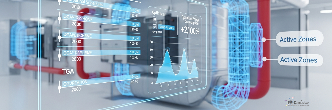 Optimierung der Betriebszeiten technischer Gebäudeanlagen im Energiemanagement